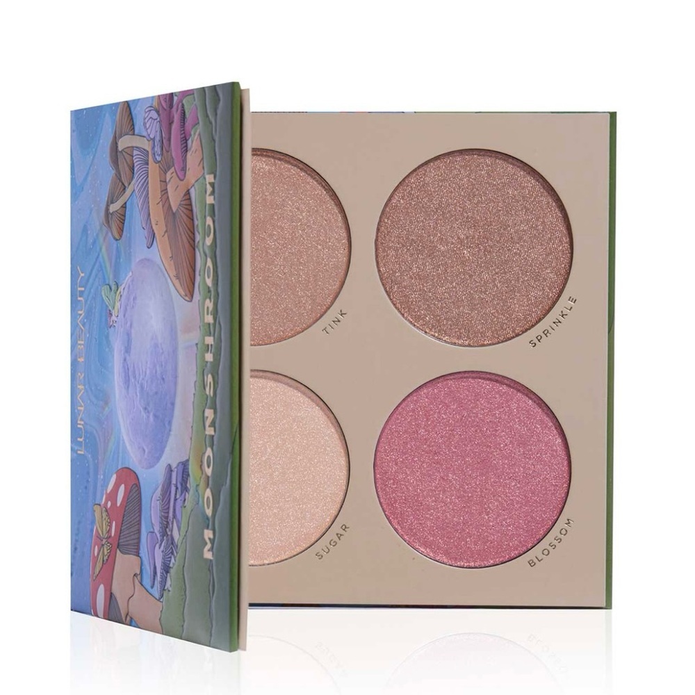 New lunar beauty, moon Shroom highlighter palette
